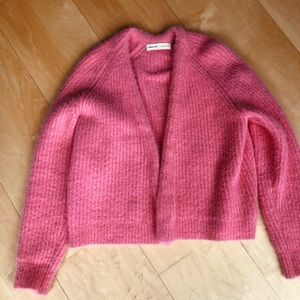Anthropologie Sleeping on Snow Pink Sweater